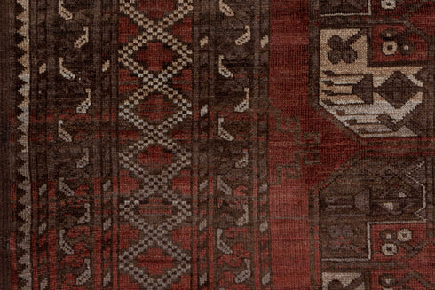 Antique Afghan Area Rug (9' x 12')